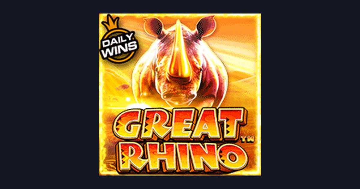 Main Great Rhino, Slot Anti Rungkad dengan Peluang Menang Optimal